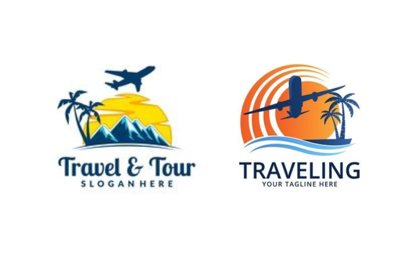 Mẫu logo du lịch 15 và 16