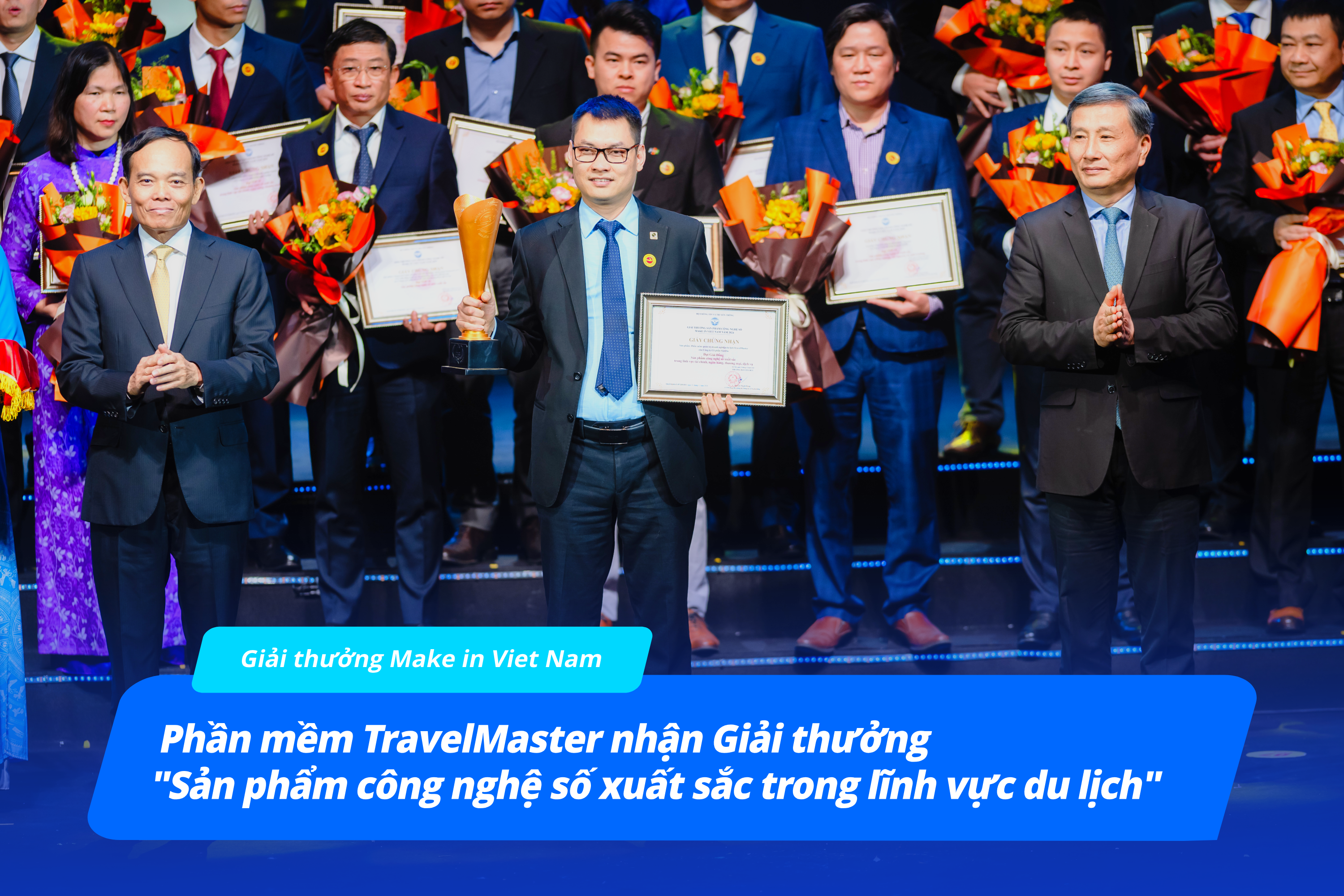 Phần mềm TravelMaster nhận giải thưởng Sản phẩm công nghệ số xuất sắc trong lĩnh vực du lịch